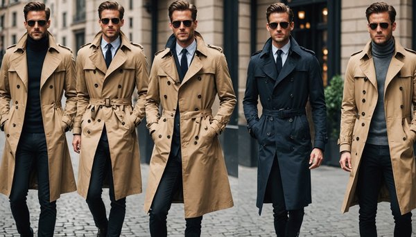 Les meilleurs trenchs pour hommes : style et élégance assurés